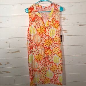 Crown & ivy citrus dress